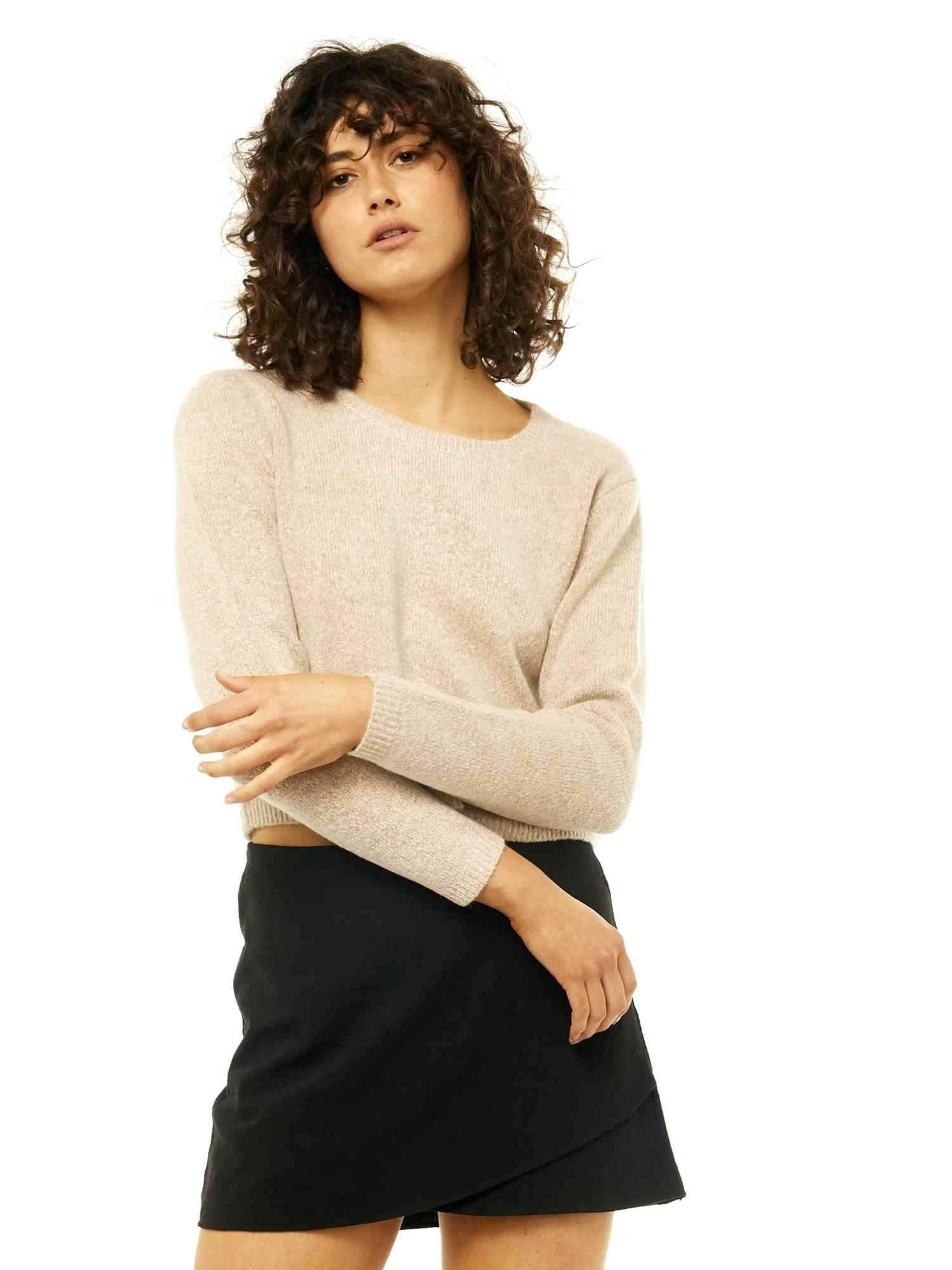 Rusty Together Crew Neck Knit - Sable Rusty Australia, S / Sable