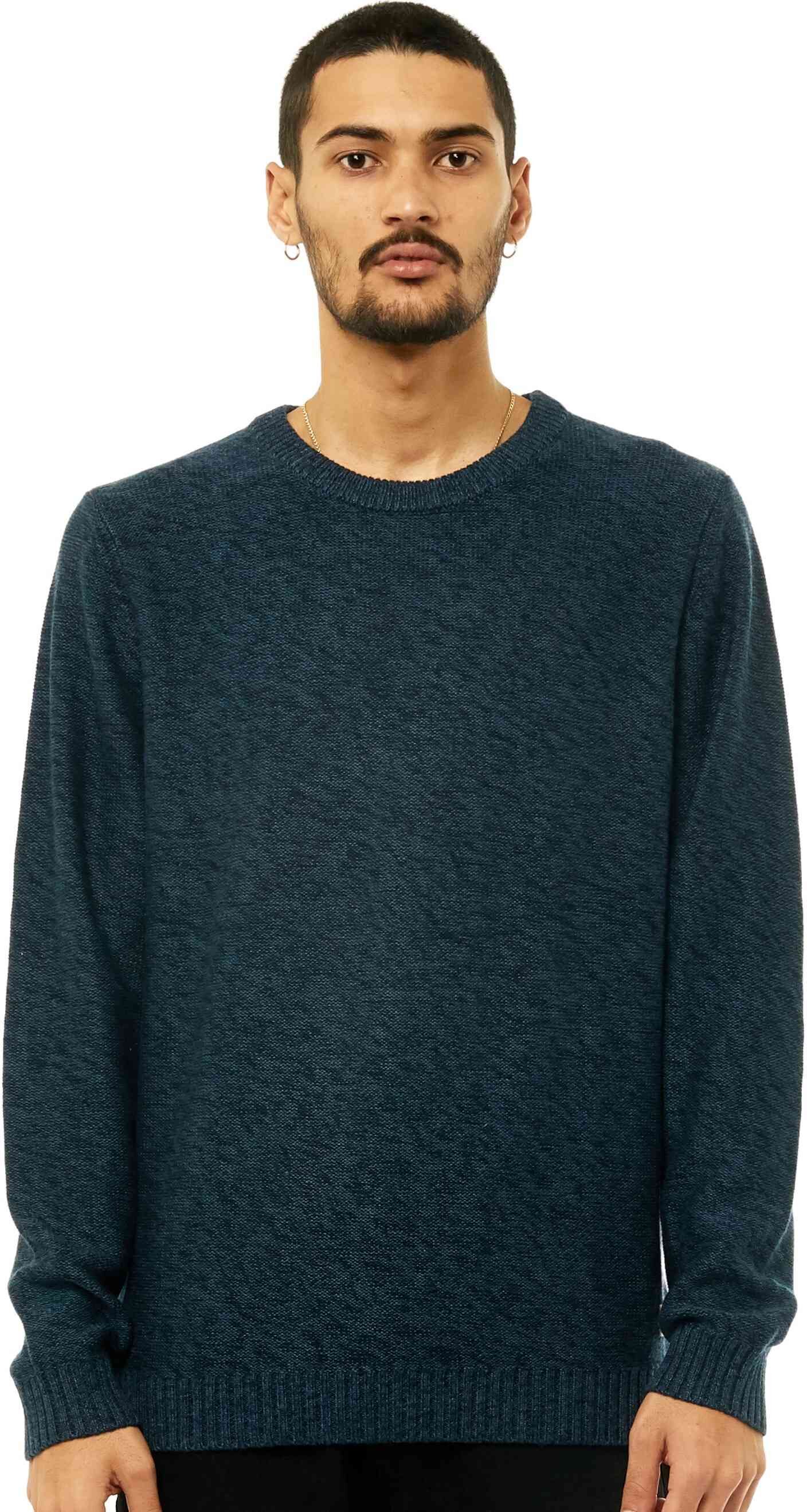 Rusty Skyliner Crew Neck Knit - Dark Sapphire Rusty Australia, L / Dark Sapphire