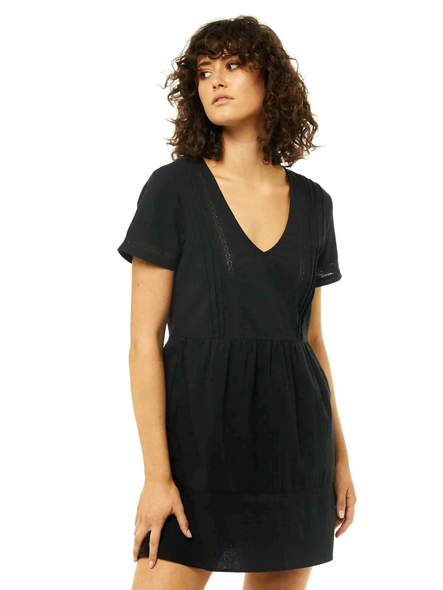 Rusty Alina Dress - Black Rusty Australia, 12 / Black