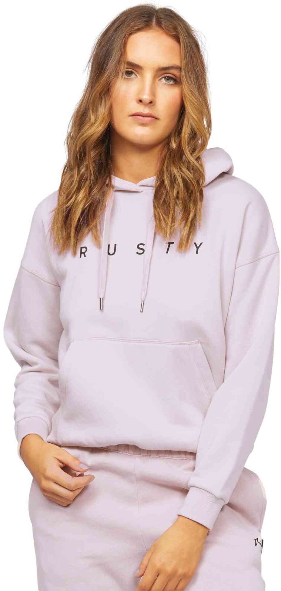 Rusty Essentials Hooded Fleece - Hushed Violet Rusty Australia, 8 / Hushed Violet