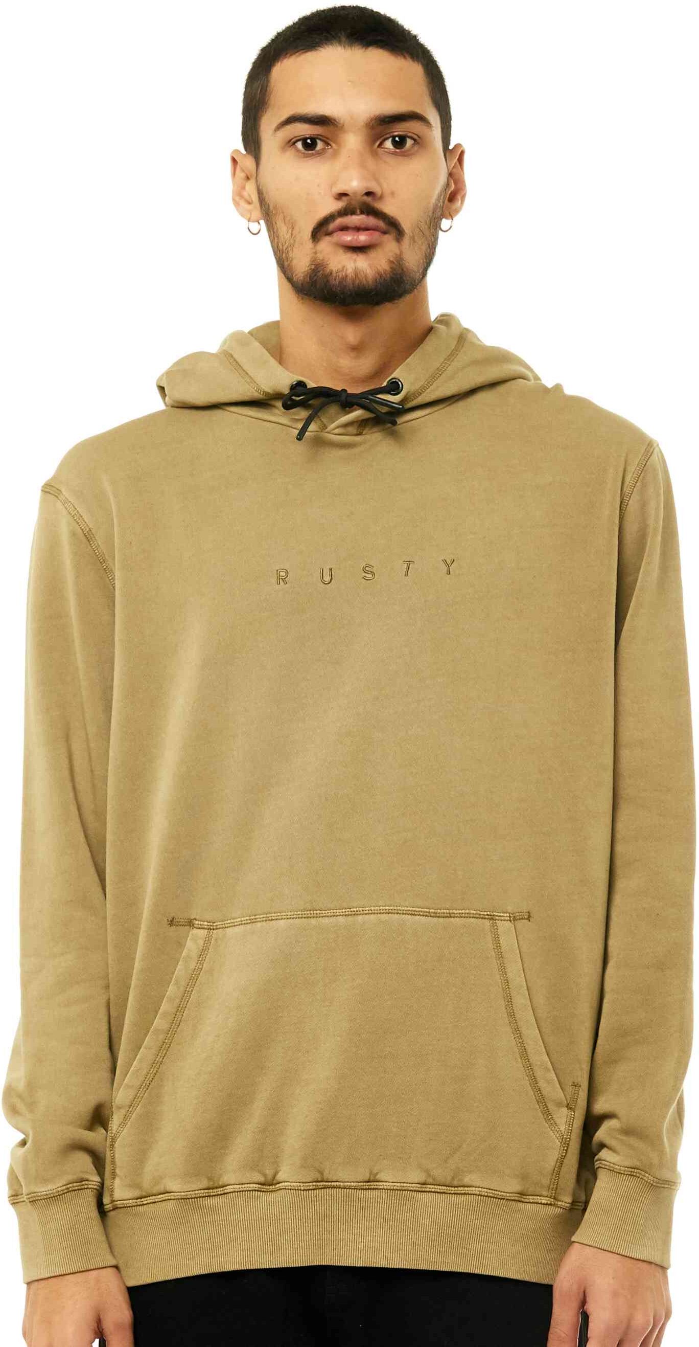 Rusty Special Cut Hood Fleece - Covert Green Rusty Australia, L / Covert Green