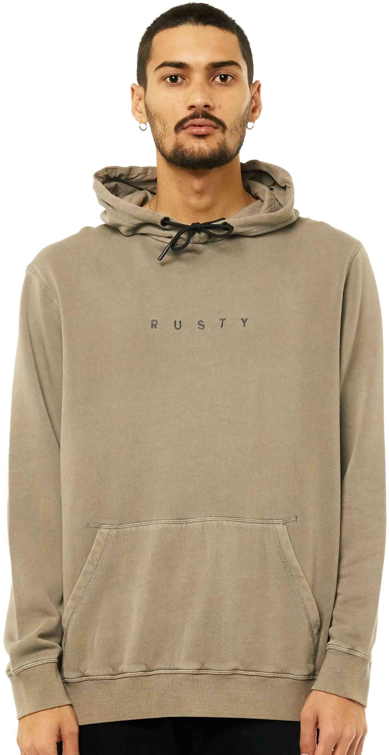 Rusty Special Cut Hood Fleece - Frost Grey Rusty Australia, XXL / Frost Grey