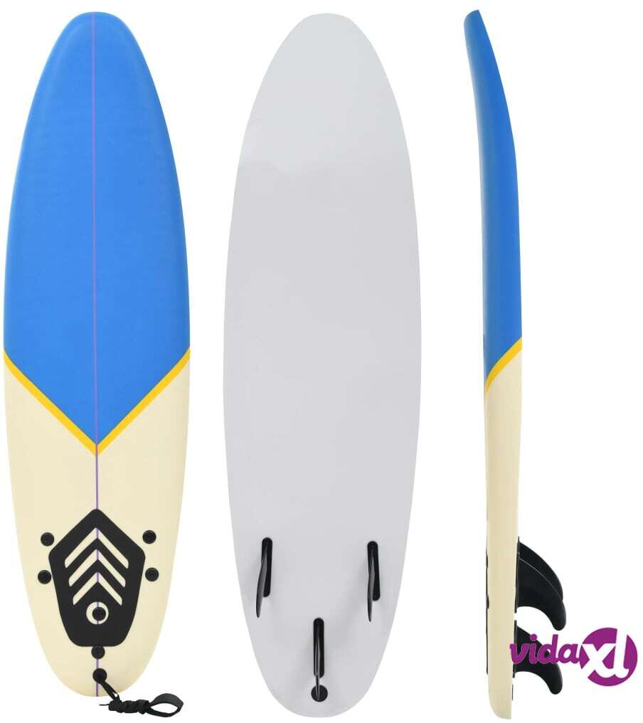 vidaXL Surfboard 170 cm Blue and Cream