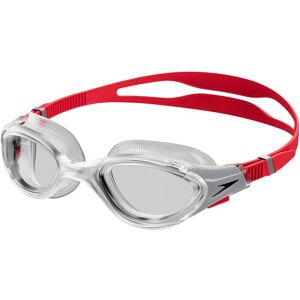 Speedo Schwimmbrille »H Schwimmbrille«, mit Markenlogo clear/red