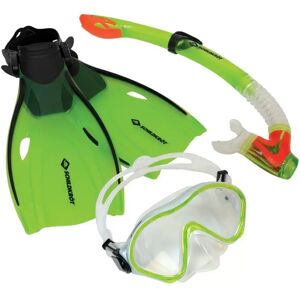 Schildkröt - Kinder-Schnorchelset Bermuda Mit Brille, Schnorchel, Flossen, L/xl, Grün