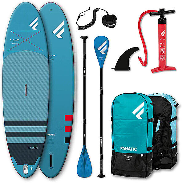 FANATIC SUP Board Fly Air Package 2020/21 blau   Größe: 10,8"   13200-1731 Auf Lager Unisex 10.8"