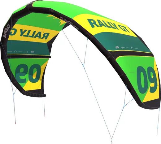 Slingshot Kite Pro Kiteboarding Slingshot Rally GT V2 (Zelená)