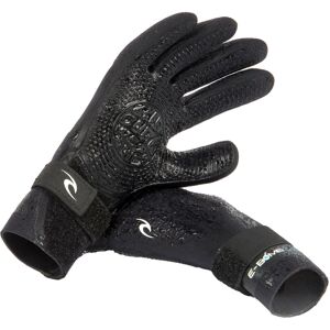 Rip Curl E-Bomb 2mm 5 Finger Gloves Black - schwarz