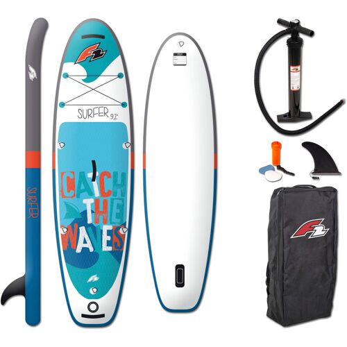 F2 SUP-Board F2 „Surfer Kid ohne Paddel“ Wassersportboards Gr. 8,2 250 cm, blau Stand Up Paddle