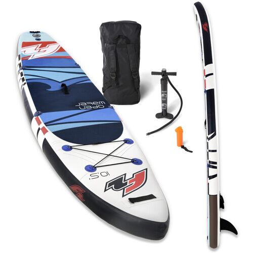 F2 SUP-Board F2 „Open Water ohne Paddel“ Wassersportboards Gr. 11,5 350 cm, blau Stand Up Paddle