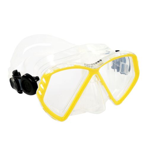 Aqua Lung Tauchmaske – Cub Kids – Transp/Yellow – One Size – Aqua Lung Tauchermasken