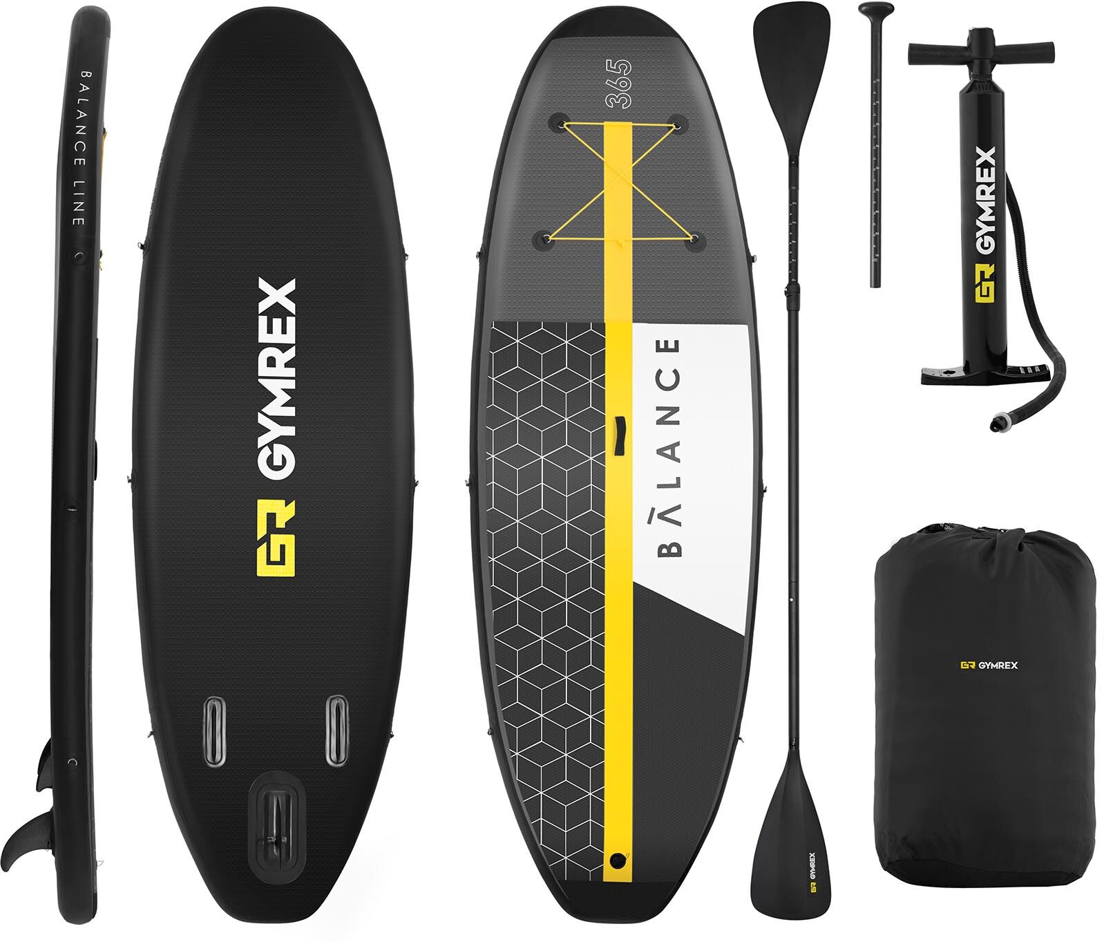 Gymrex Stand Up Paddle Board Set - 230 kg - 365 x 110 x 15 cm 10230091