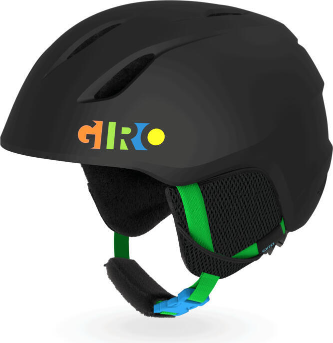 Giro Launch matte black/party blocks S