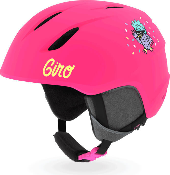 Giro Launch matte bright pink/disco birds XS