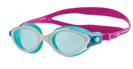 Speedo schutzbrille Futura Biofuse Gummi Einheitsgröße blau/weiß/rosa
