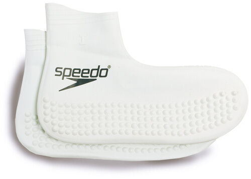 Speedo schwimmbadsocken aus rutschfestem Latex weiß