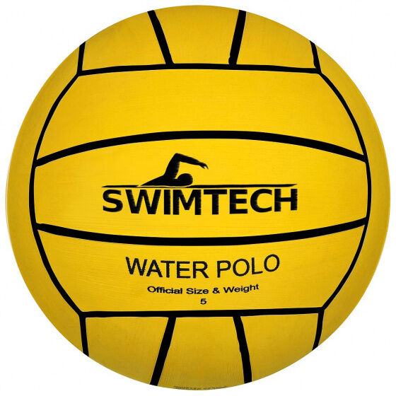SwimTech ball Wasserball Gummi gelb Größe 5