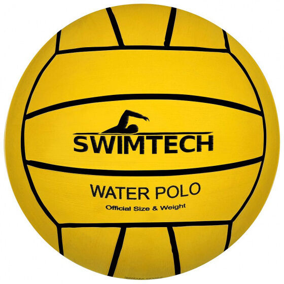 SwimTech ball Wasserball Gummi gelb Größe 4