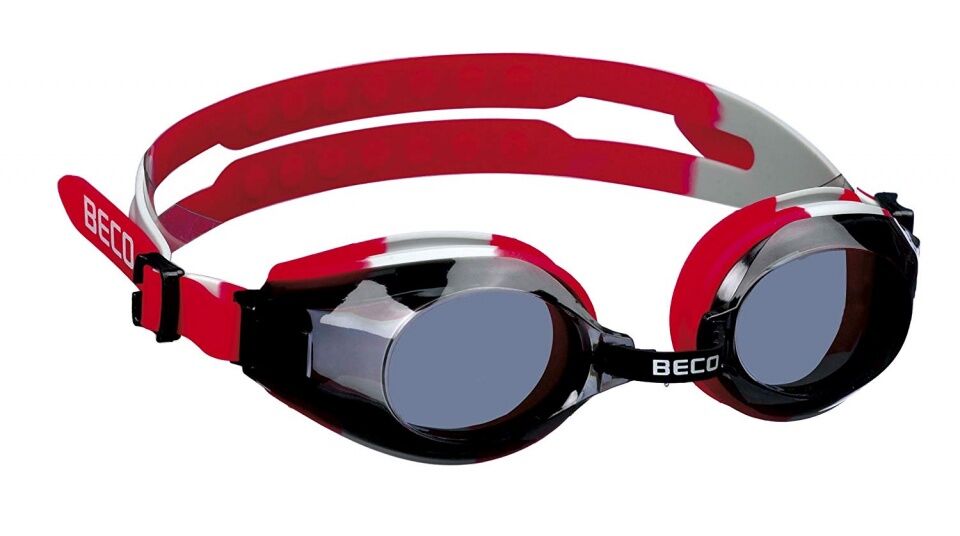 Beco schwimmbrille AricaPolycarbonat Junior rot/grau