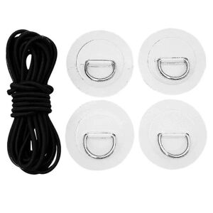 4 STK Oppustelig Surfbræt D-Ring Rope Spænde, PVC Paddle Board tilbehør