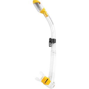 Cressi Adult Premium Dry Snorkel, yellow