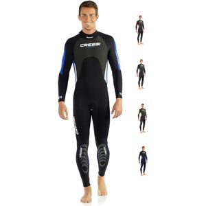 Cressi Morea Men’s Monopiece Wetsuit 3 mm One-Piece Men’s Wetsuit for All Water Sports, black, L/4