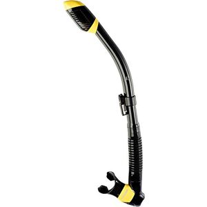 Cressi Adult Premium Dry Snorkel, yellow, m