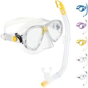 Cressi Marea/Estrella Vip Jr Snorkel Set Children's, yellow, .