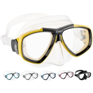Cressi Focus Scuba Diving Optical Lenses Available Mask Yellow