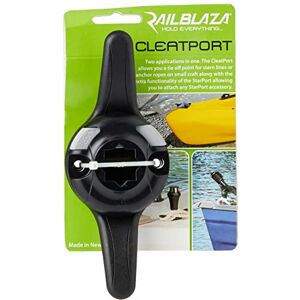 Railblaza Unisex-Adult ND-138 CLEATPORT-SOPORTE para Cabos, Negro-Negro, Standard