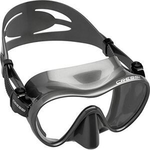 Cressi F1 Frameless Mask for Diving and Snorkelling Sizes L S, silver, l