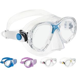 Cressi Marea Jr Underwater Mask with two separate lenses, unisex, child, transparent/blue.