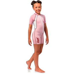 Cressi Kid Shorty Wetsuit 1.5 mm Shorty Wetsuit for Children Ultra Stretch Neoprene, Pink/White, M (3 Years)