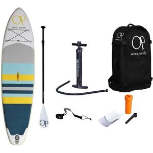 Ocean Pacific Malibu Lite 10'6 Oppustelig Paddle Board (Hvid/Grå/Gul)