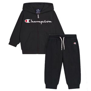 Champion Sweatsæt - Full Zip - Sky Captain - Champion - 1 År (80) - Sweatsæt