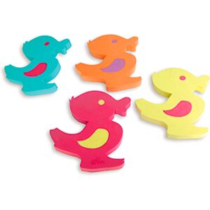 Juego acuático foam animales patos: Cuatro piezas en foam de colores