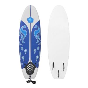 vidaXL Tabla de surf azul 170 cm