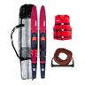 Jobe Allegre Combo 67´´ Water Skis Pack Rojo EU 36-47