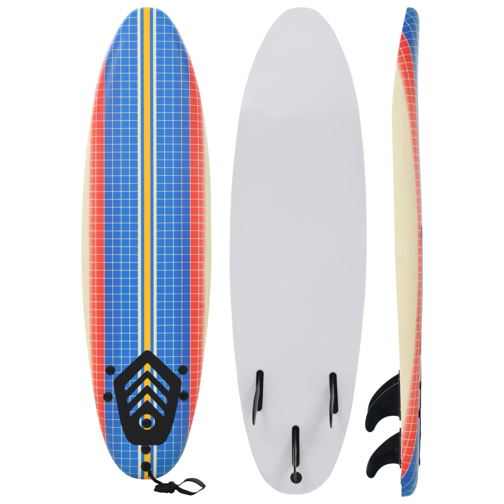 vidaXL Tabla de surf diseño mosaico 170 cm