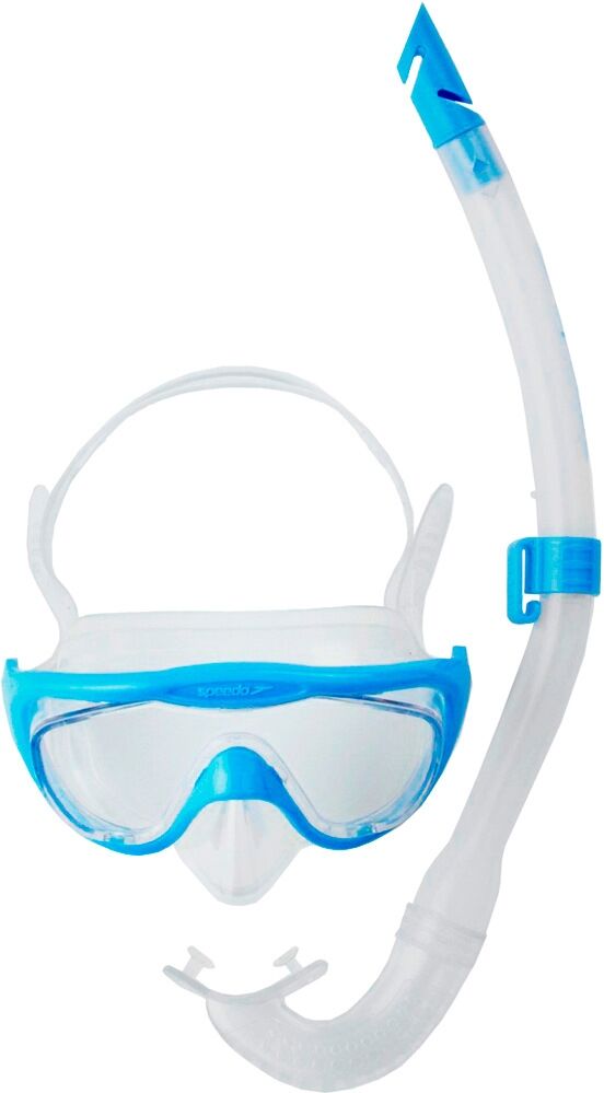 Speedo glide junior snorkel set kit gafas y tubo snorkel niño Azul (UNICA)