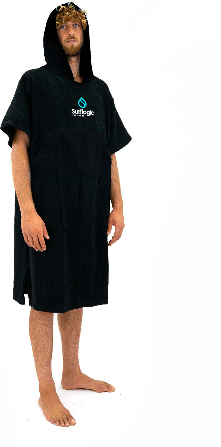 Surflogic poncho varios surf Negro (UNICA)