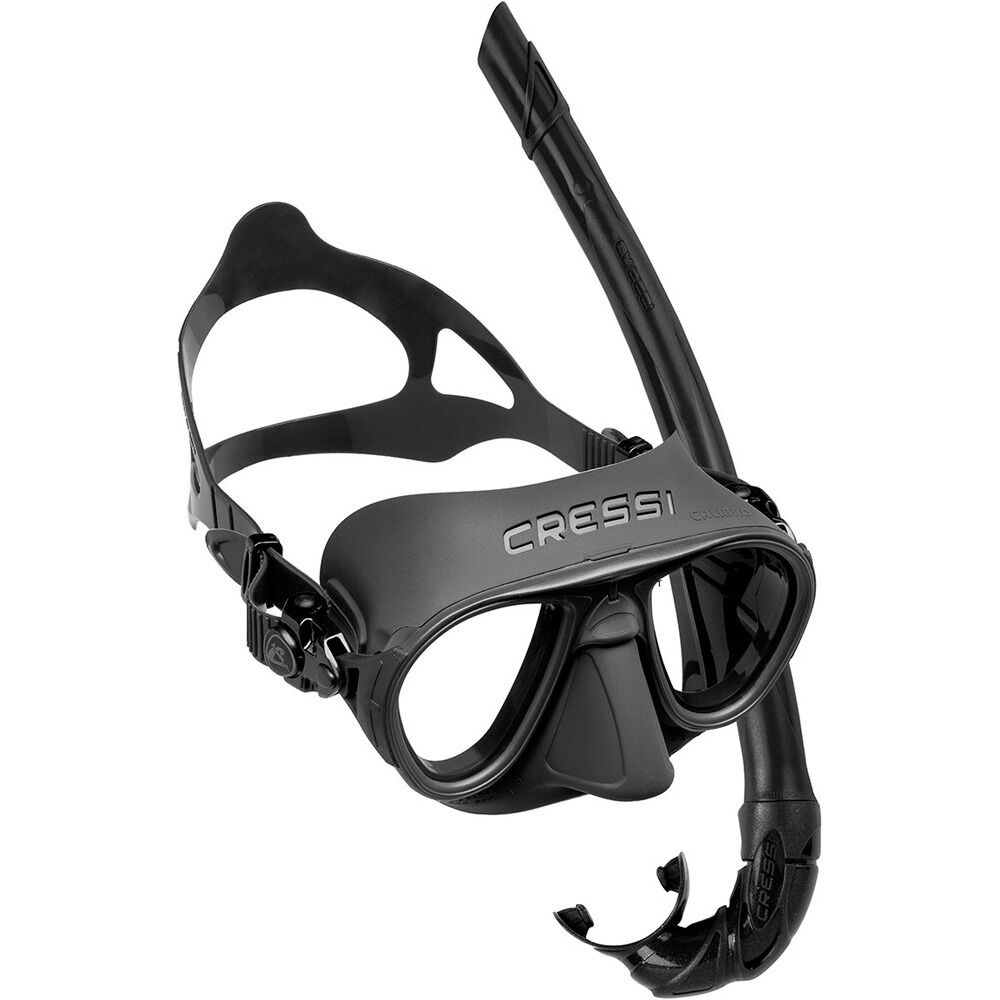 Cressi Sub kit calibro  corsica ne kit gafas y tubo snorkel Negro (UNICA)