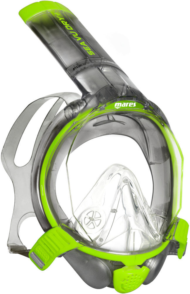 Mares full face mask sea vu dry l/xl Verde (L/XL)