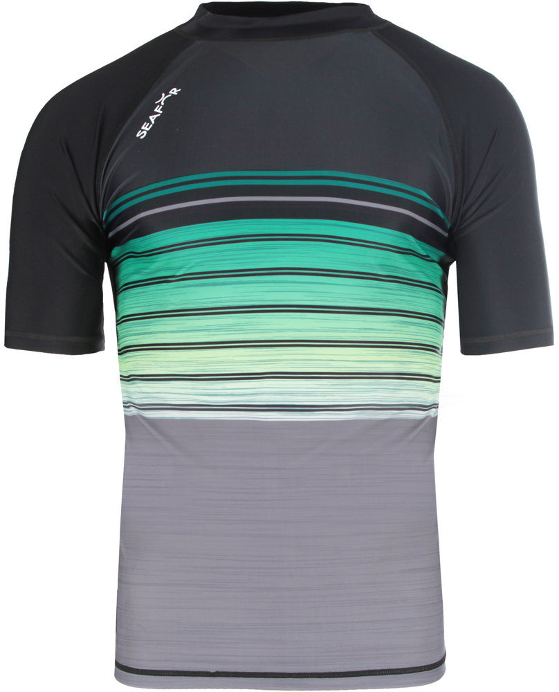 Seafor koly lycra surf manga corta hombre Negro