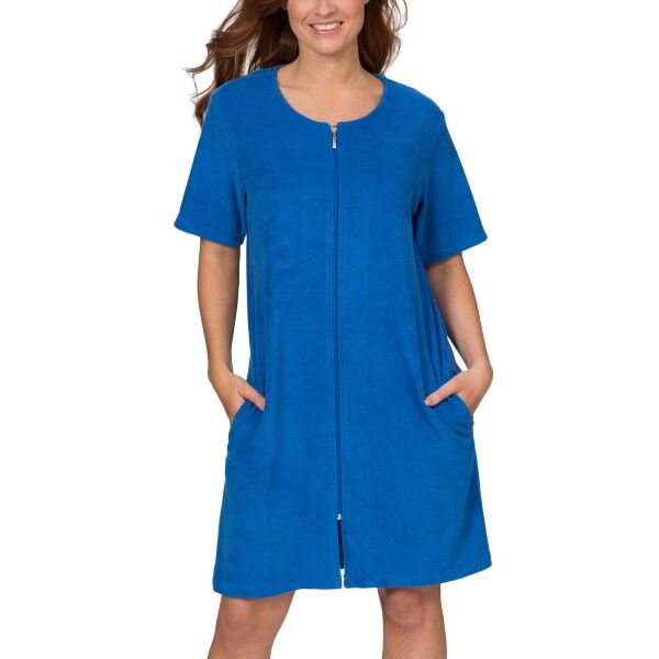 Trofé Trofe Terry Strech Beach Robe - Blue  - Size: 711317500E06 - Color: sininen