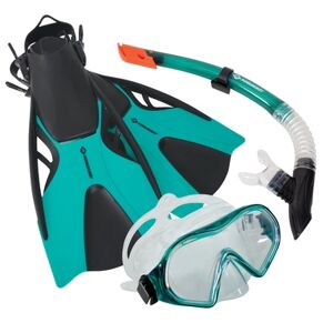 SCHILDKRÖT® Tuba masque palmes adulte Cayman turquoise T.S/M 3 pièces