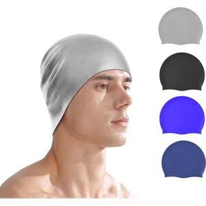 Kulamo Bonnet de Bain pour Femmes et Hommes Cheveux Long – 100% Silicone – Extensible Confortable, Bonnet de Bain Qualité Supérieure – Bonnet Piscine Unisexe Cheveux Long Disponible en Plusieurs Couleurs - Publicité