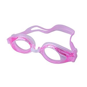 BOTCAM Lunettes de natation anti-fuite anti-buée pour adultes, hommes, femmes, jeunes Bouchons d'oreilles étanches à 180° Rouge Taille unique - Publicité