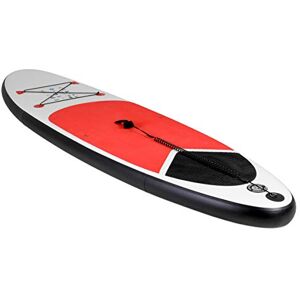 greemotion Planche de Sup Gonflable Stand-up Board Unisex-Adult, Rouge-Blanc, env. 125 x 15 x 80 cm - Publicité