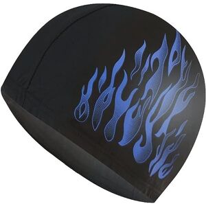 Générique Bonnet de Piscine Impression Flamme 3D Hommes Bonnet de Bain Pratique pour Piscine - Publicité